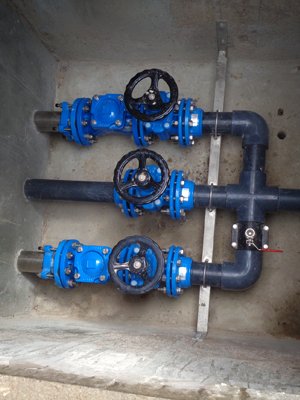 Infrastructures regard tuyaux